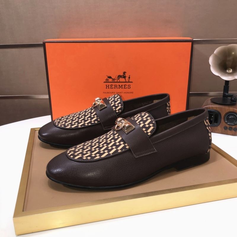 H**mes leather shoes
